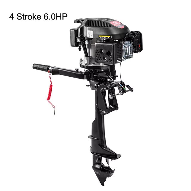 4 السكتة الدماغية 4HP 6HP 7HP  - مراجعة Fishing Boat Outboard Motor وسعره